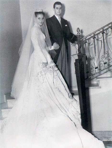 Maricy Trussardi, vestido de noiva anos 50