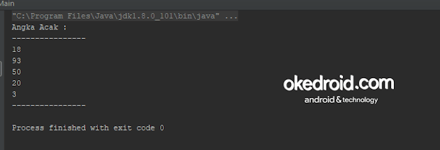 Output Hasil Contoh Program Angka Acak Random Java Output Hasil Contoh Program Angka Acak Random Java