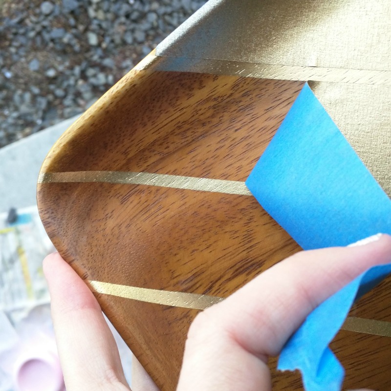 Diy How To Make Over A Thrift Wooden Tray With Spray Paint Db2 Diy How To Make Over A Thrift Wooden Tray With Spray Paint