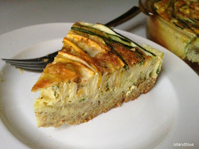  EASY & FANCY SWIRLED ZUCCHINNI TART- looks impressive, but it's oh-so-easy and can be made paleo & gluten-free
