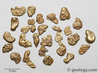 native gold nuggets