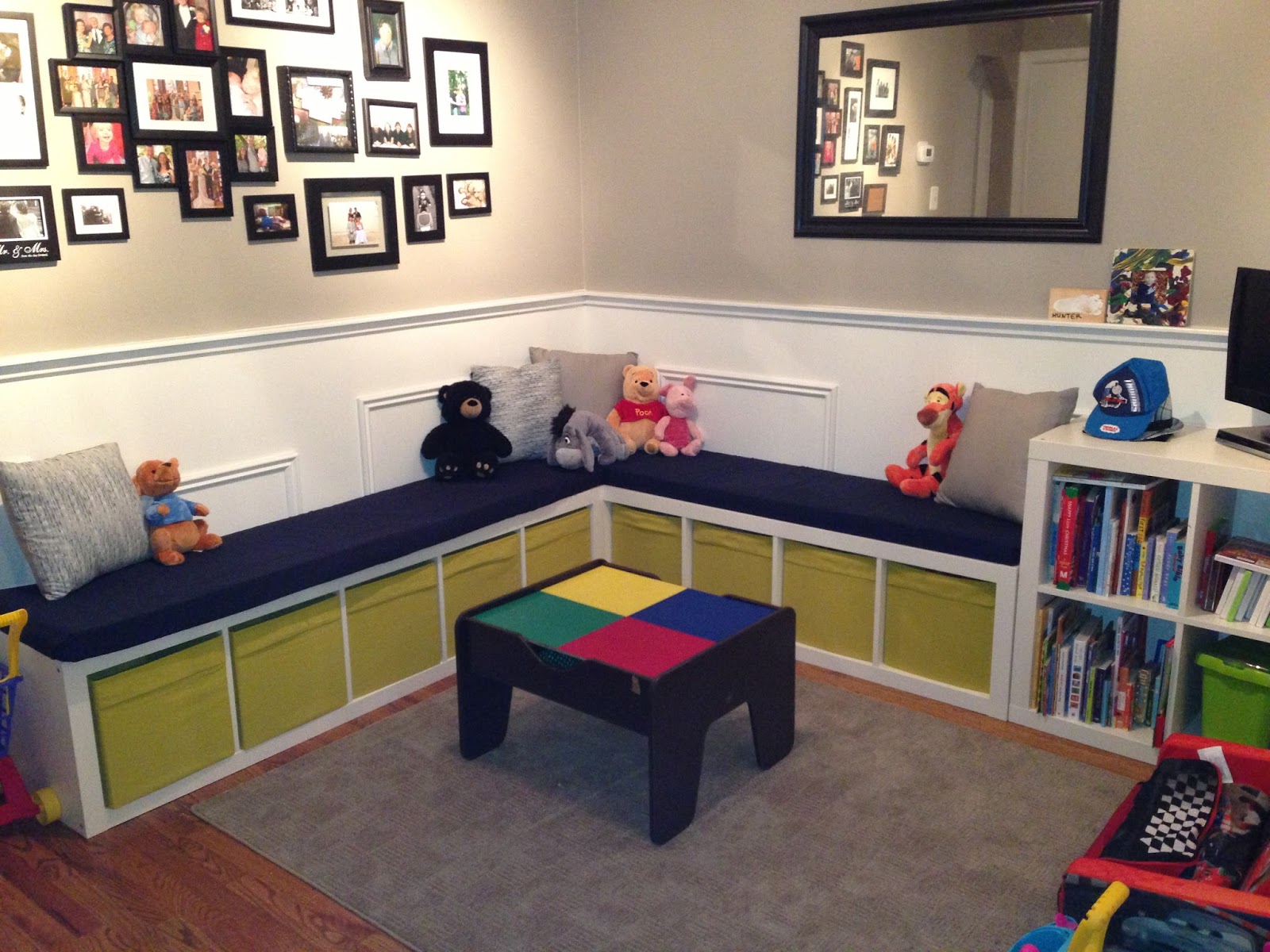 large playroom storage