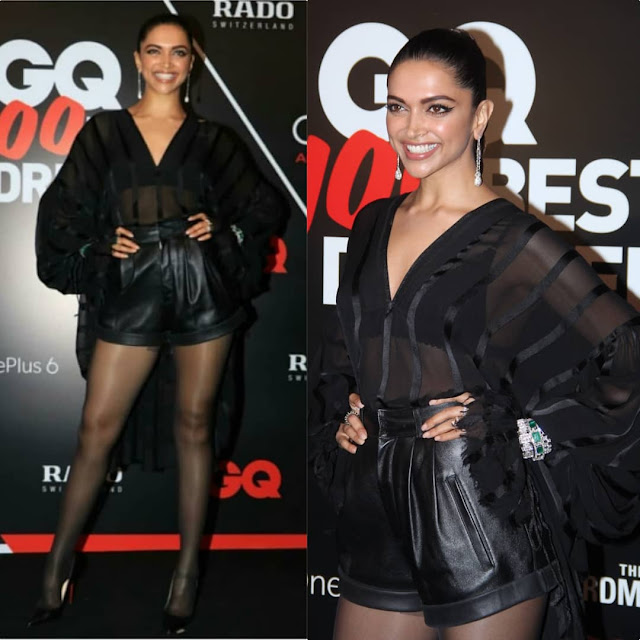Deepika Padukone In Saint Laurent At GQ 100 Best Dressed