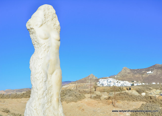marble statue of Ariadne in Naxos