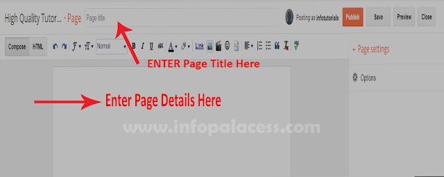 Infopalaces How to Add Pages Picture 2