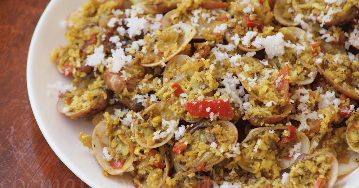 Cocinanispolina {Recipe}Goan Green Masala Clams Dry