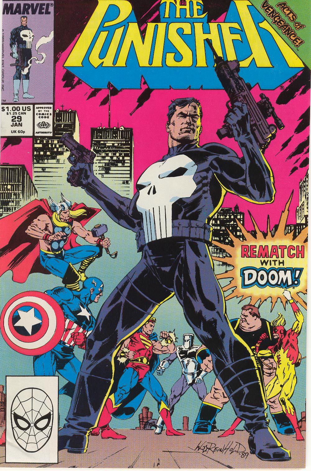 Read online The Punisher (1987) comic -  Issue #29 - AoV - Too many Dooms - 1