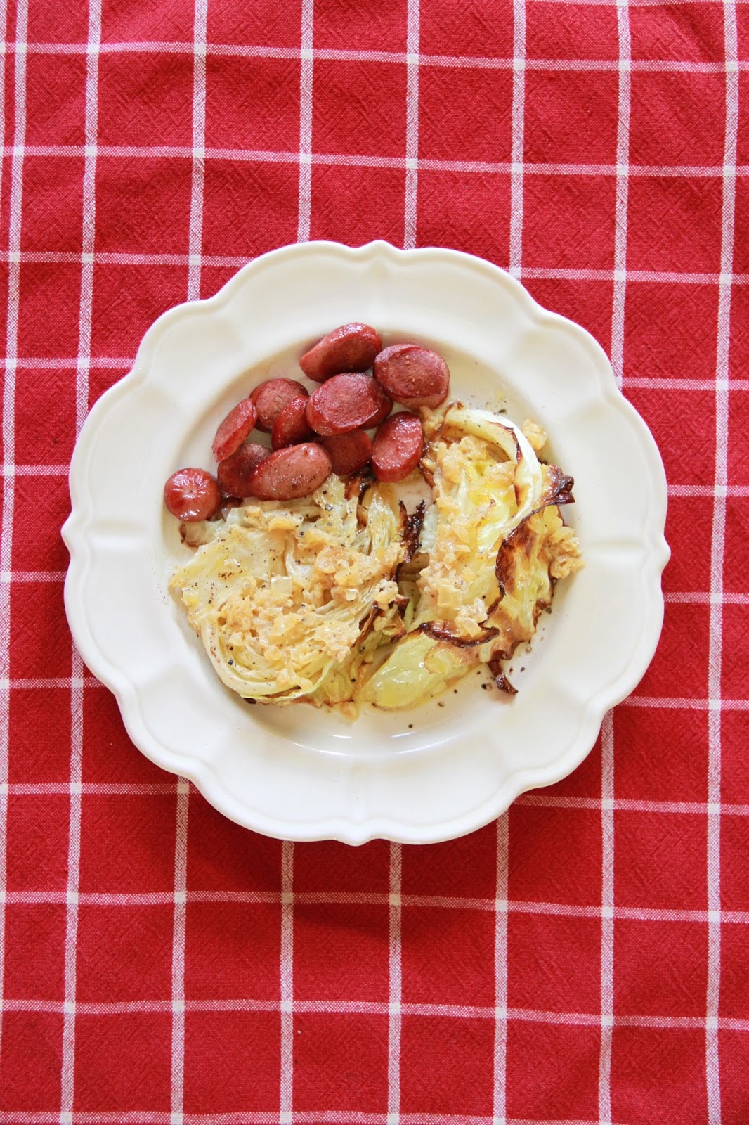 BEprimal Roasted Cabbage with Dijon Mustard Glaze