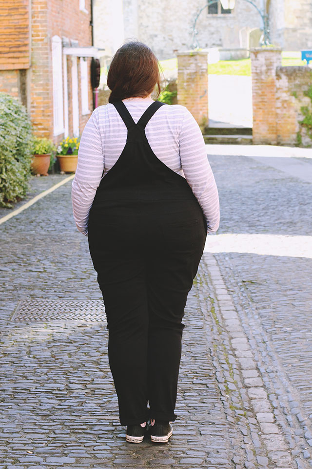 Plus size dungarees