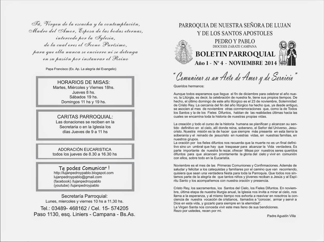 Parroquia de Ntra. Sra. de Lujan y de los Santos Apóstoles Pedro y