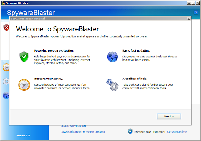 تحميل وتثبيت برنامج SpywareBlaster لحماية المتصفحات والكمبيوتر