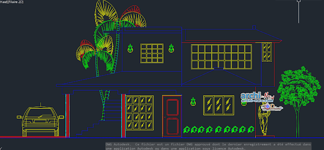 Housing two levels in AutoCAD 