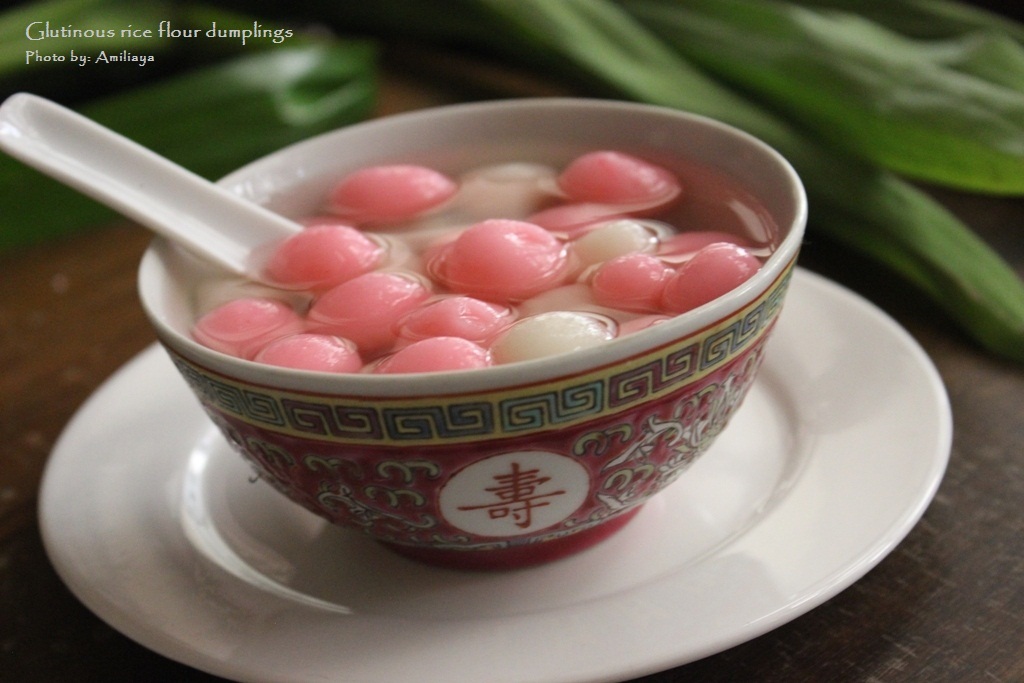 Amiliaya Recipe Winter Solstice Glutinous rice flour dumpling 冬至 汤圆