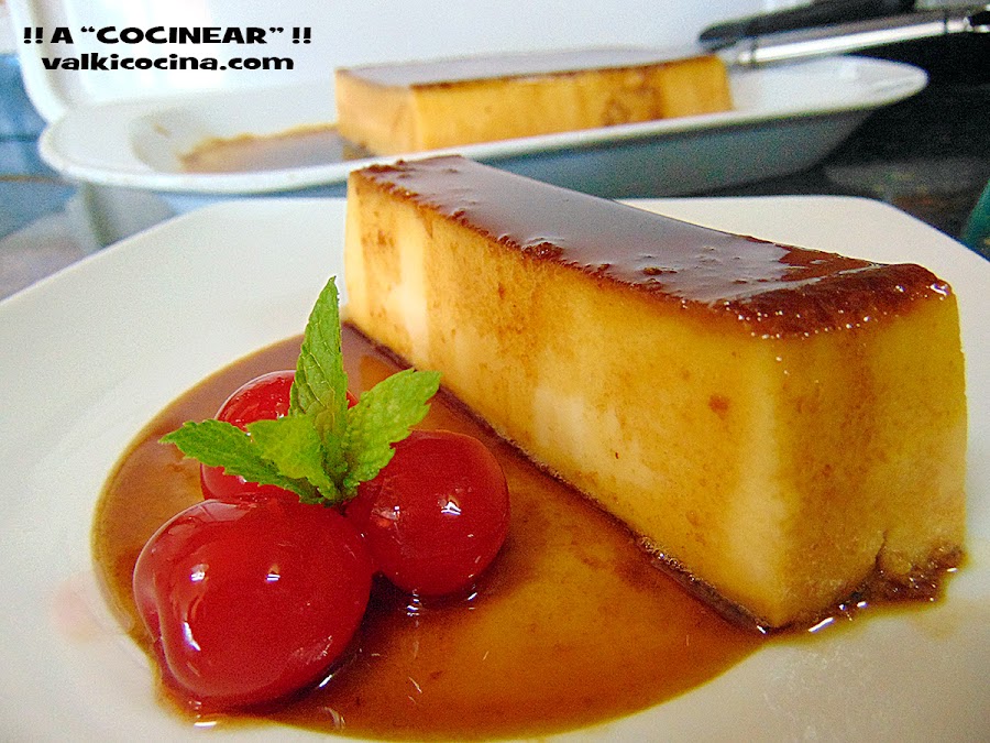 Flan de café y leche condensada