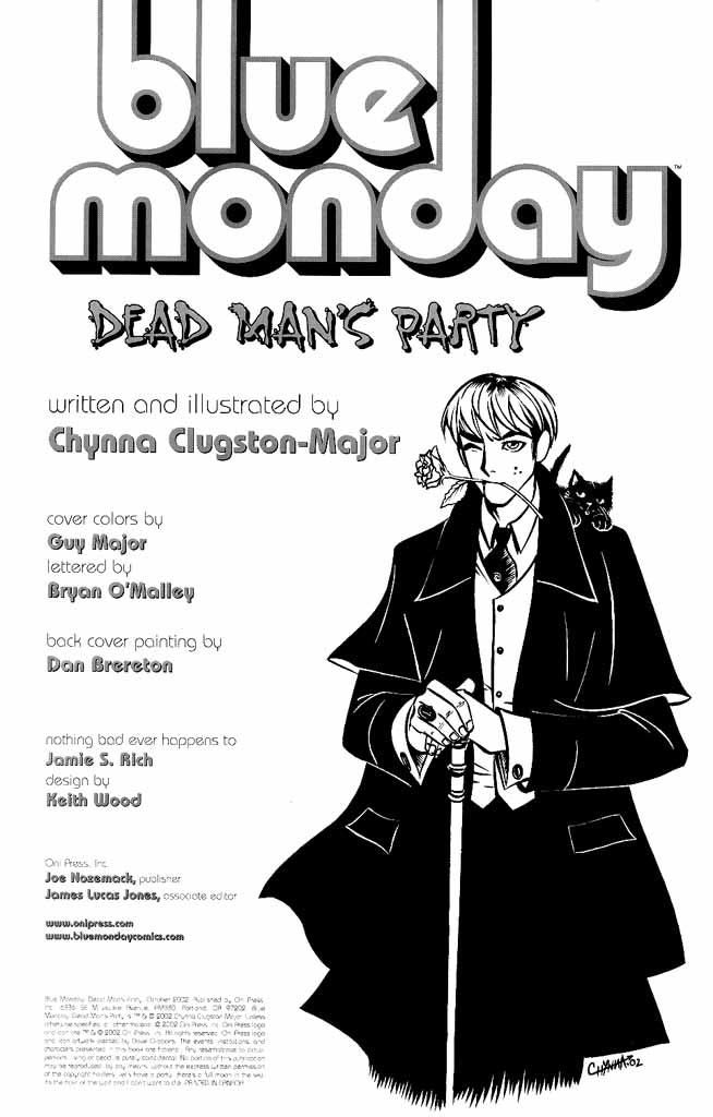 Read online Blue Monday: Dead Man's Party comic -  Issue # Full - 2