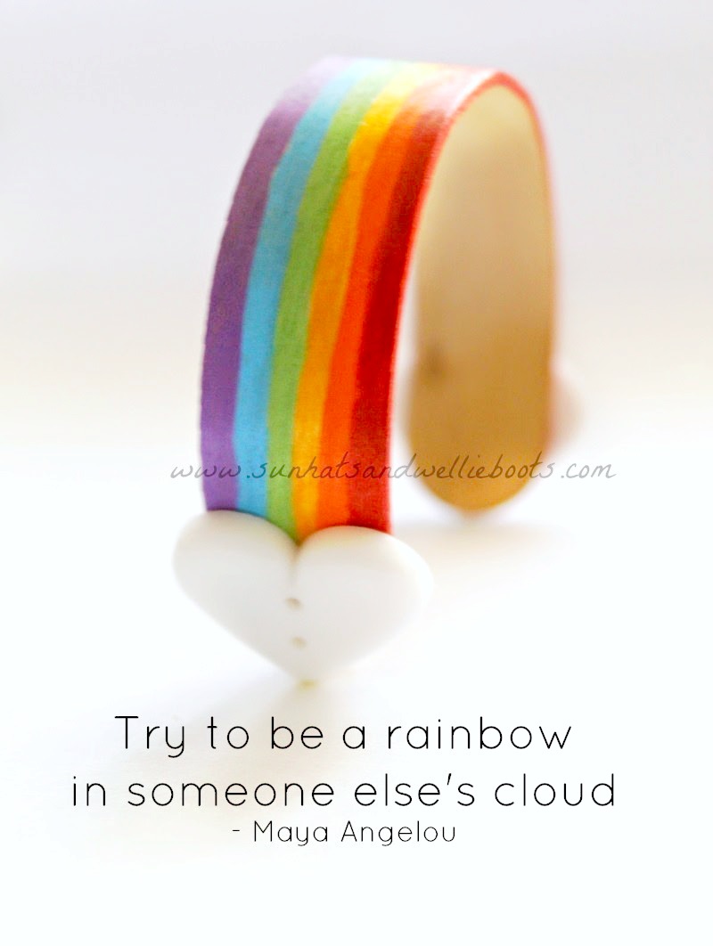 Sun Hats & Wellie Boots: Rainbow Friendship Bands - made from Popsicle ...