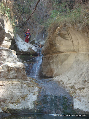 Doble cascada en el cañón de Matatlán