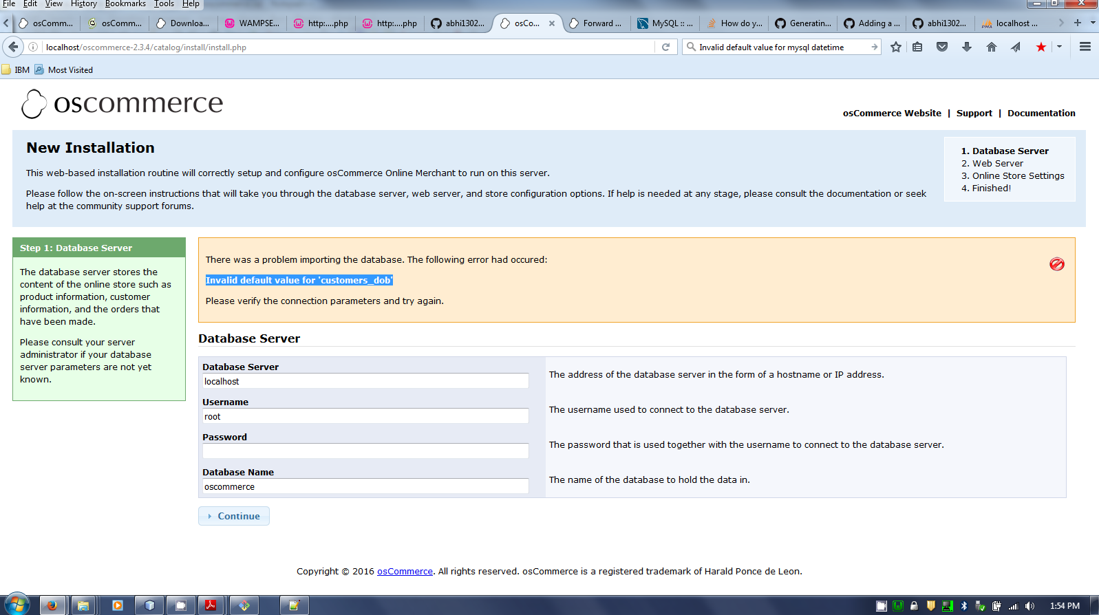 debug unit testing integration testing installation error