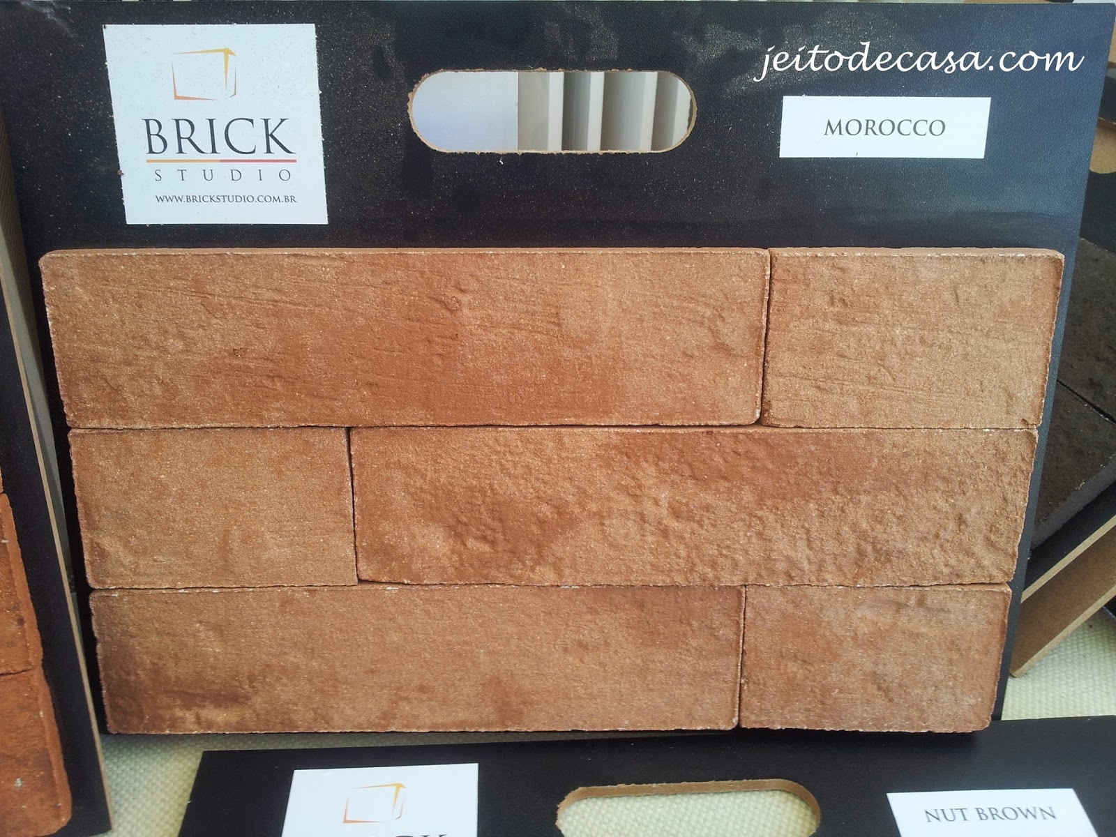 plaquetas de tijolos aparentes da brick studio
