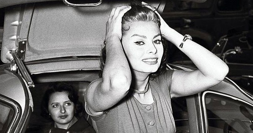 Sophia Loren Amp Her Mercedes Benz 300 Sl Gullwing