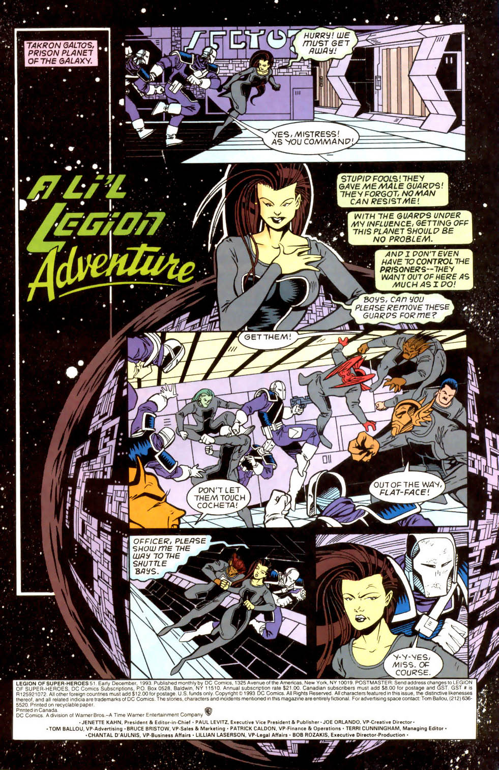 Legion of Super-Heroes (1989) 51 Page 1