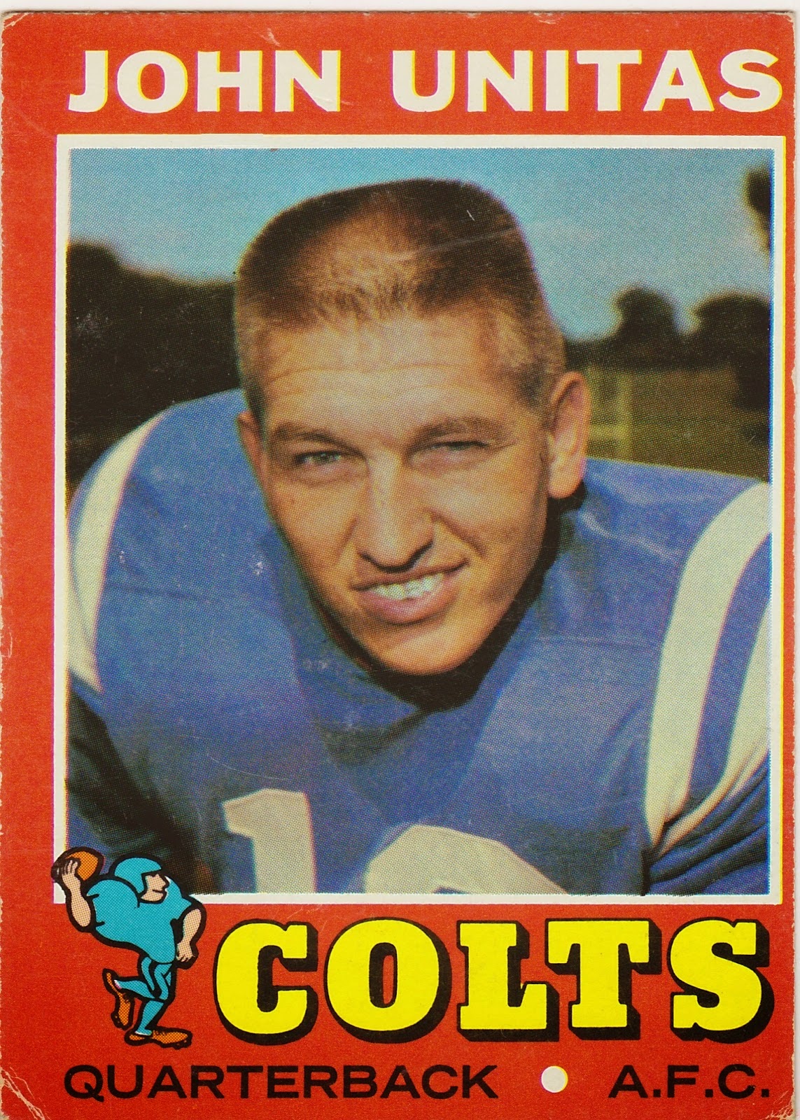 The Five Tool Collector Monday Morning Quarterback 32 Johnny Unitas