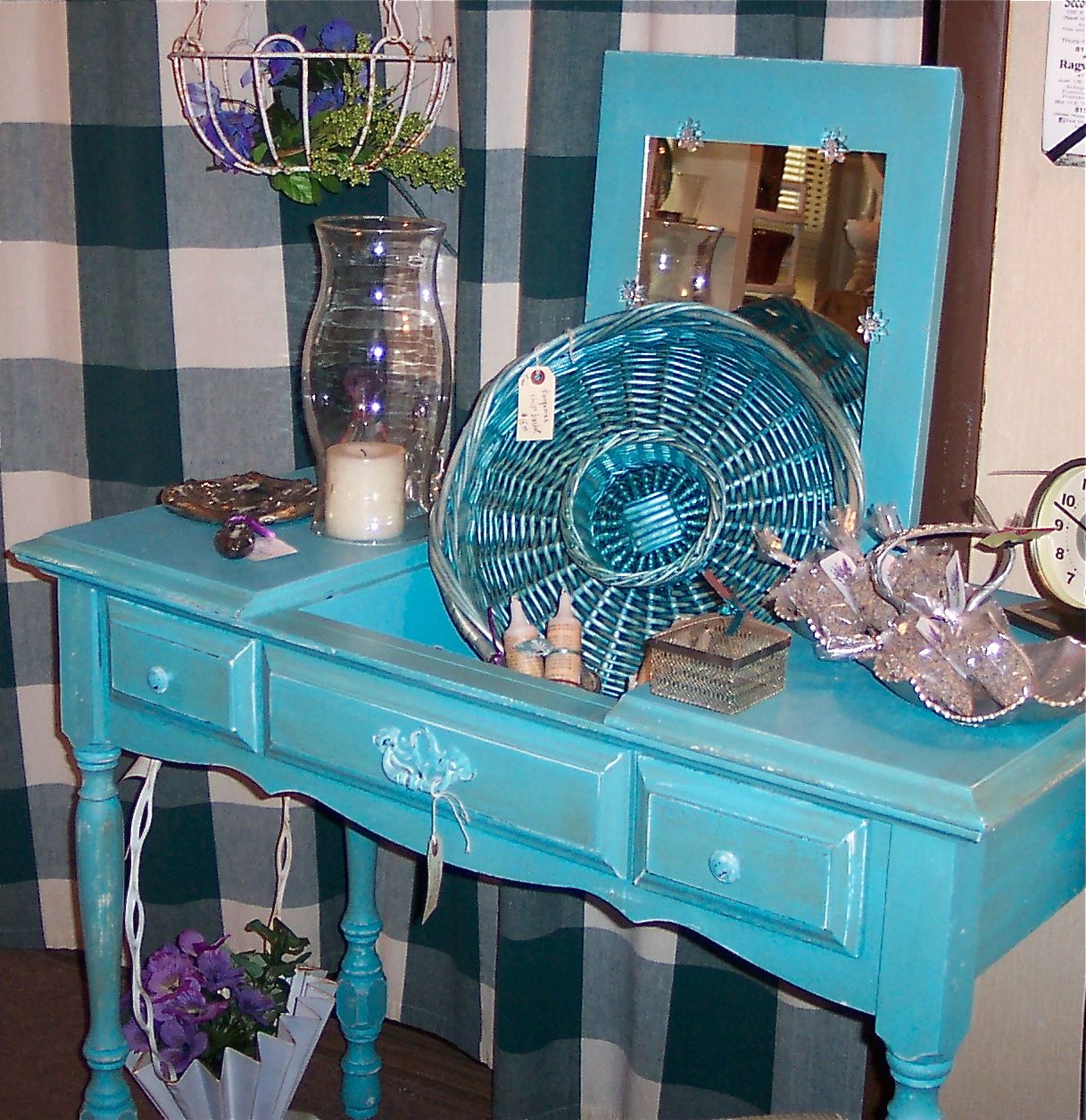 Let's Talk Decorating Dressing table, trunk, and Patio Set