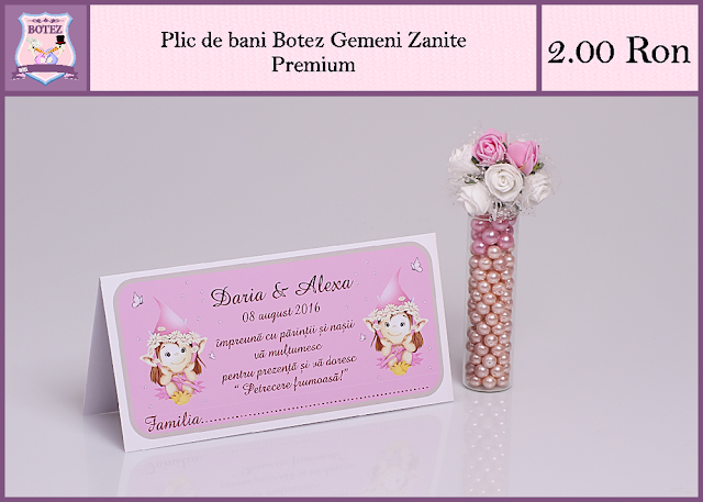 produse asortate botez gemeni fata-fata Zanite