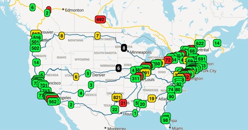 Amtrak Train Tracking Map Maps Mania: The Live Amtrak Train Map