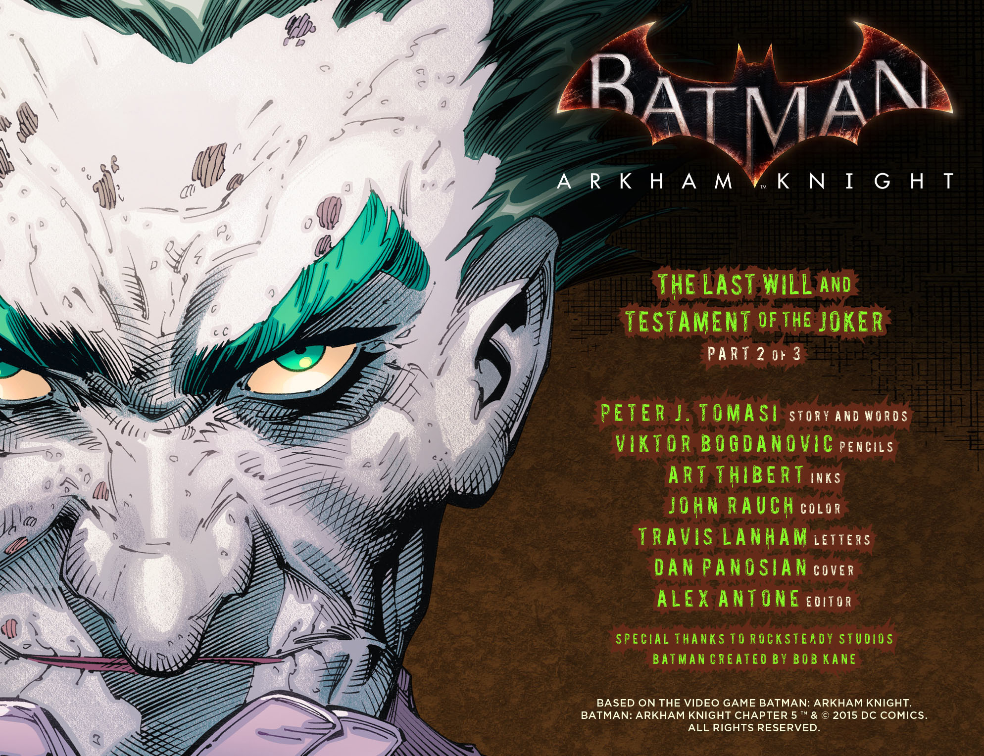 Batman: Arkham Knight [I] issue 5 - Page 2