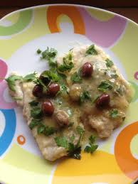 scaloppine con acciughe e olive