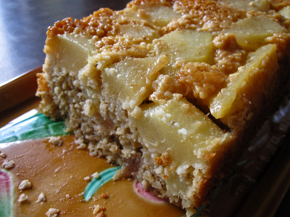 Le palais de Lunye Gâteau au son d'avoine et aux poires