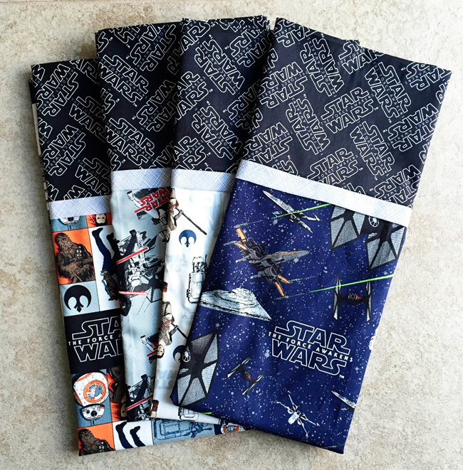 Fort Worth Fabric Studio Star Wars Pillowcases