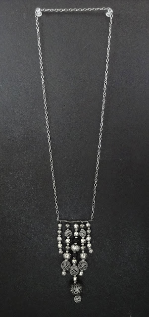 Jeri Vann: My Creative Mind: Silver Metal Bead Necklace