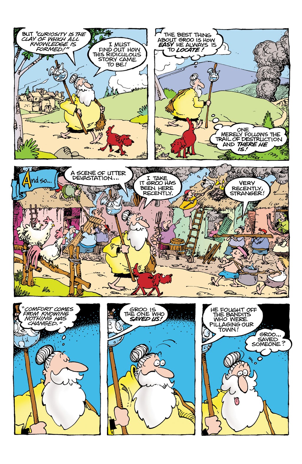 Read online Sergio Aragonés' Groo: The Most Intelligent Man In The World comic -  Issue # TPB - 56