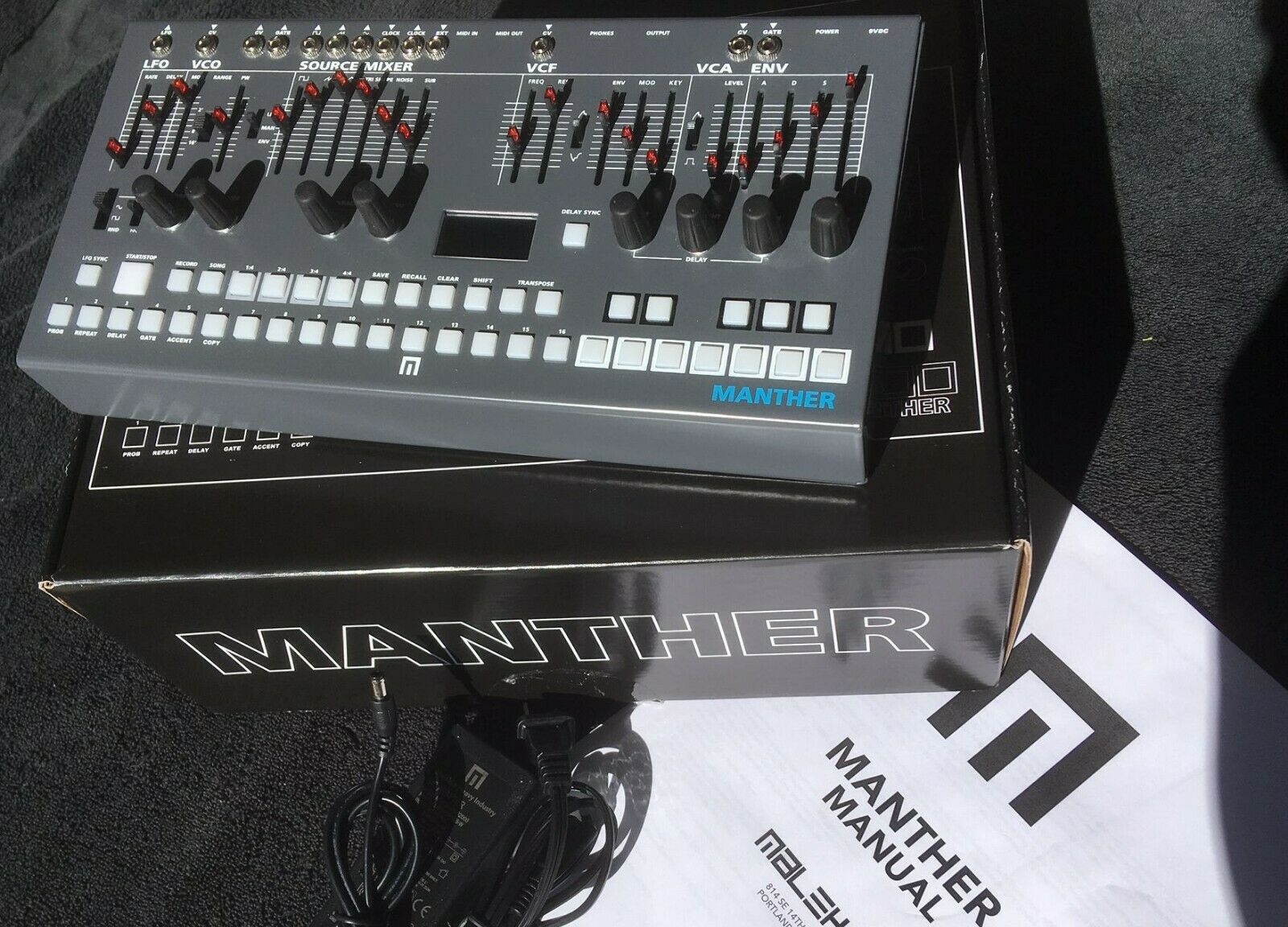 MATRIXSYNTH: Malekko Manther Monophonic Analog Synthesizer and Sequencer
