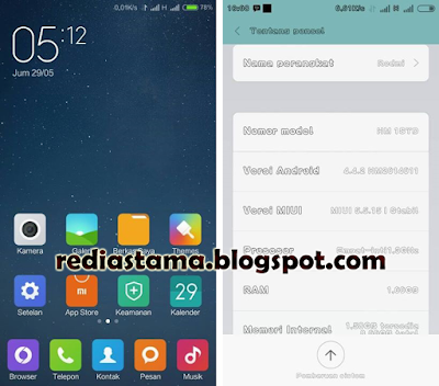 Custom ROM MIUI v6 5.5.15 for Advan Vandroid S5J+ Custom ROM MIUI v6 5.5.15 for Advan Vandroid S5J+