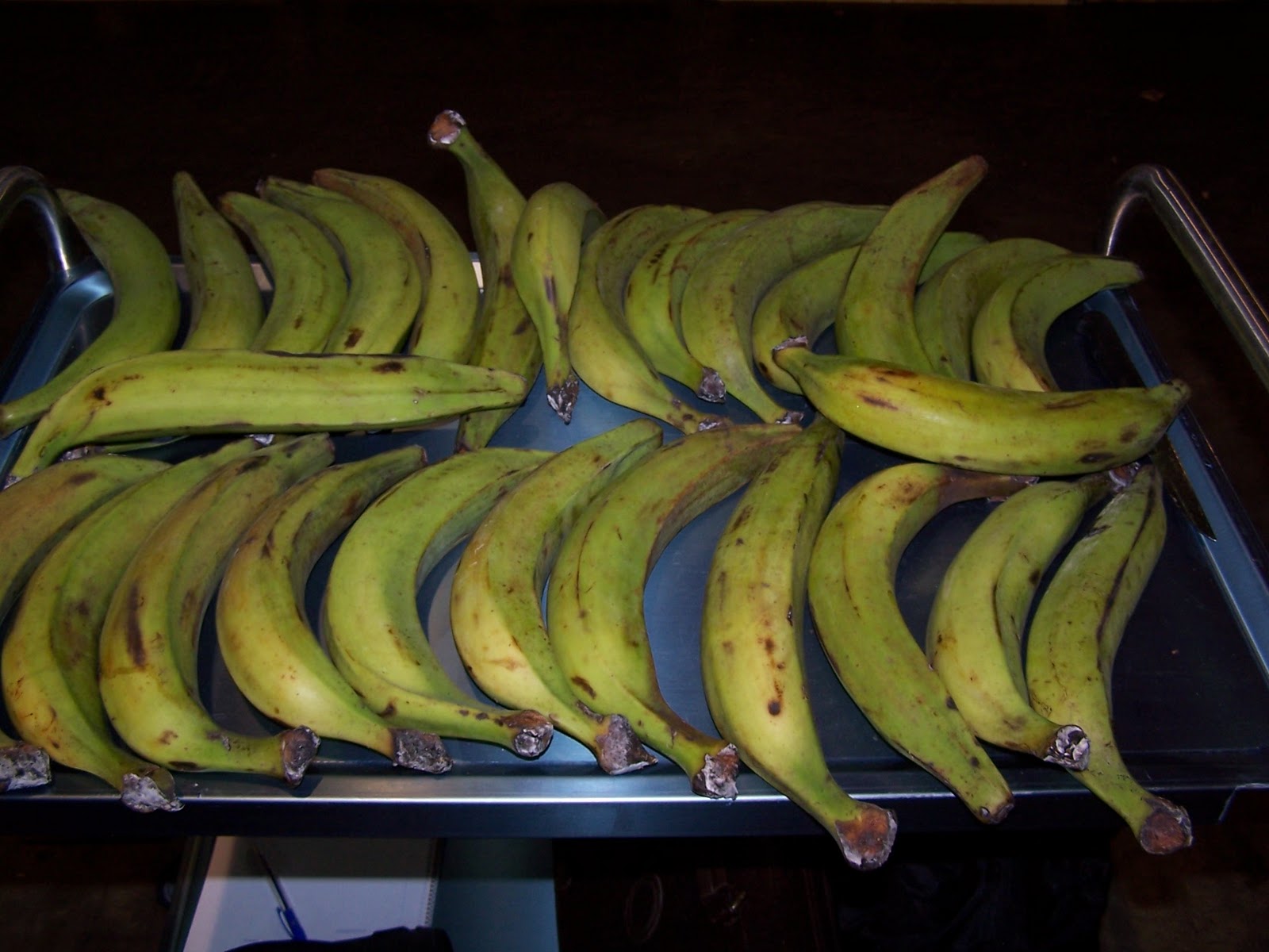 Plátano Macho (Plantain). Escala de colores