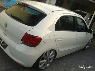 Gol G6 Rebaixando Branco R17"
