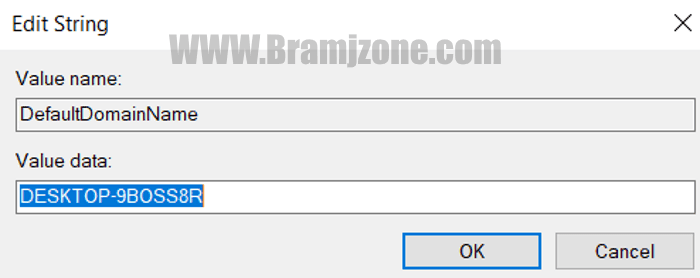 DefaultDomainName