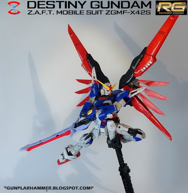 RG 1/144 Destiny Gundam ZGMF-X42S Realgrade no paint