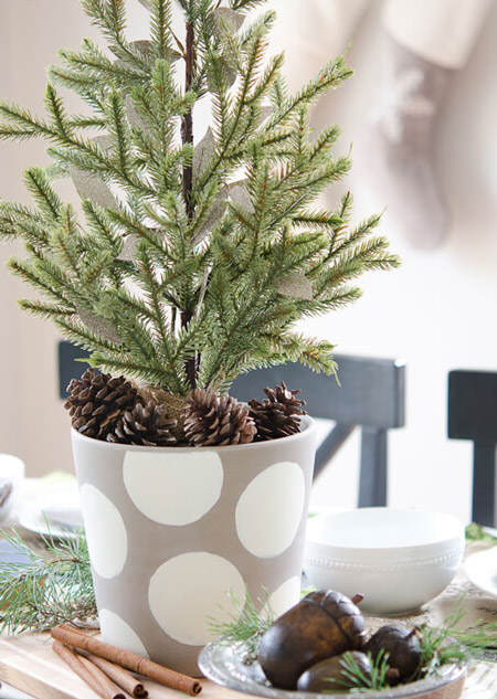 10 centros de mesa diy para decorar tu mesa esta Navidad