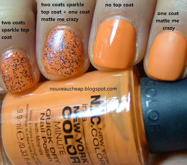Review new NYC Matte Me Crazy Mattifying Top Coat & In A Minute