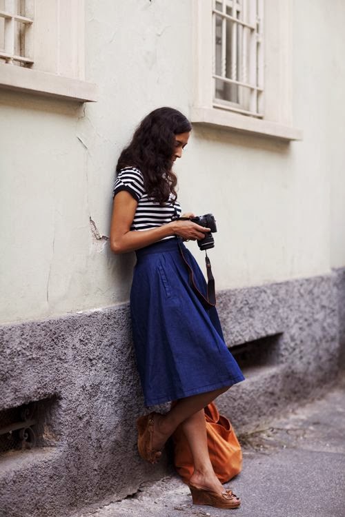 Start Close In Styling Reader Q&A How to Wear Jean Skirts