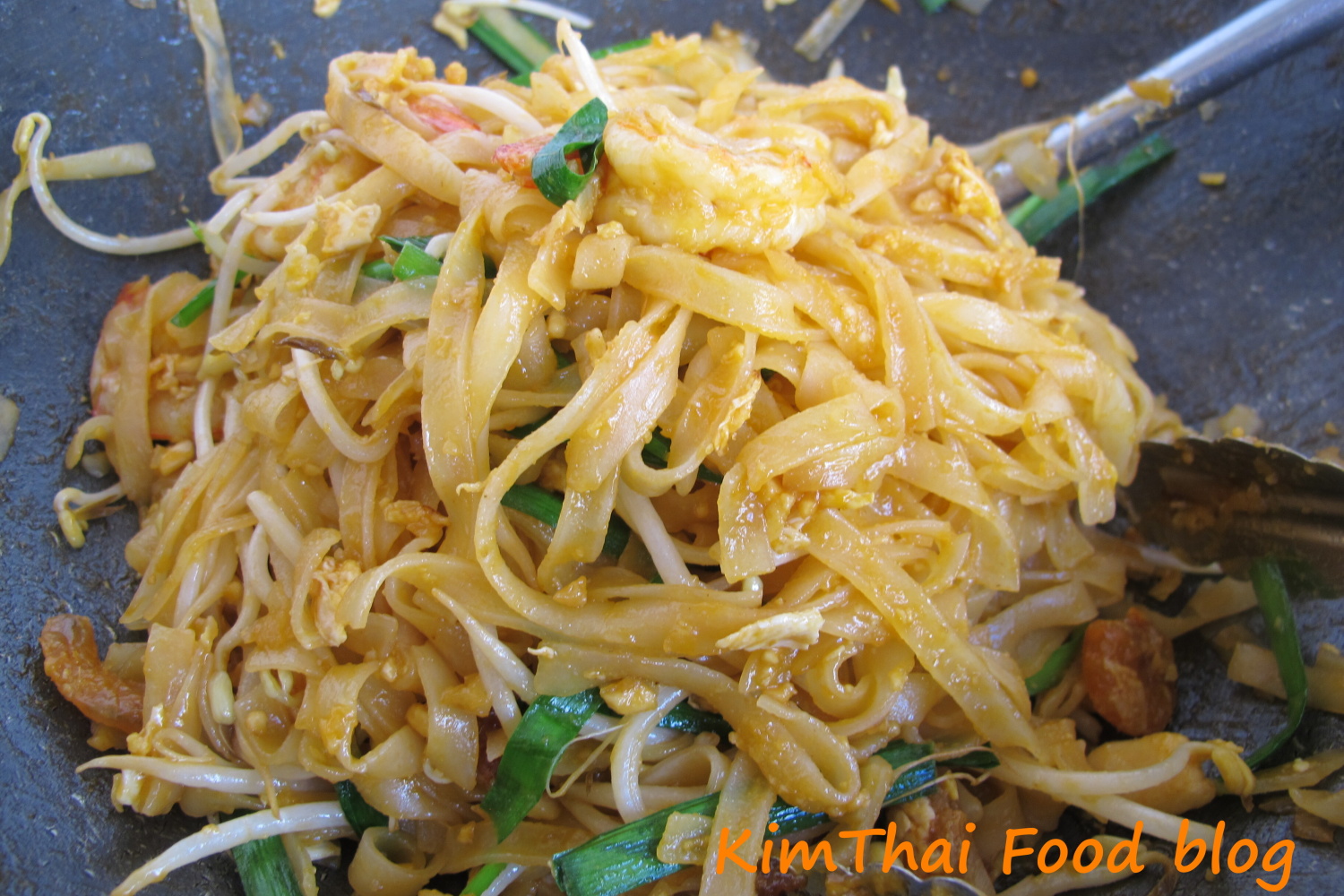Kim Thai Food Blog Pad Thai Prawns (ผัดไทยกุ้งสด)