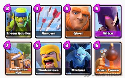 Kumpulan Battle Deck Clash Royale Arena 3 Terbaik (Winning Strategy) Defensive