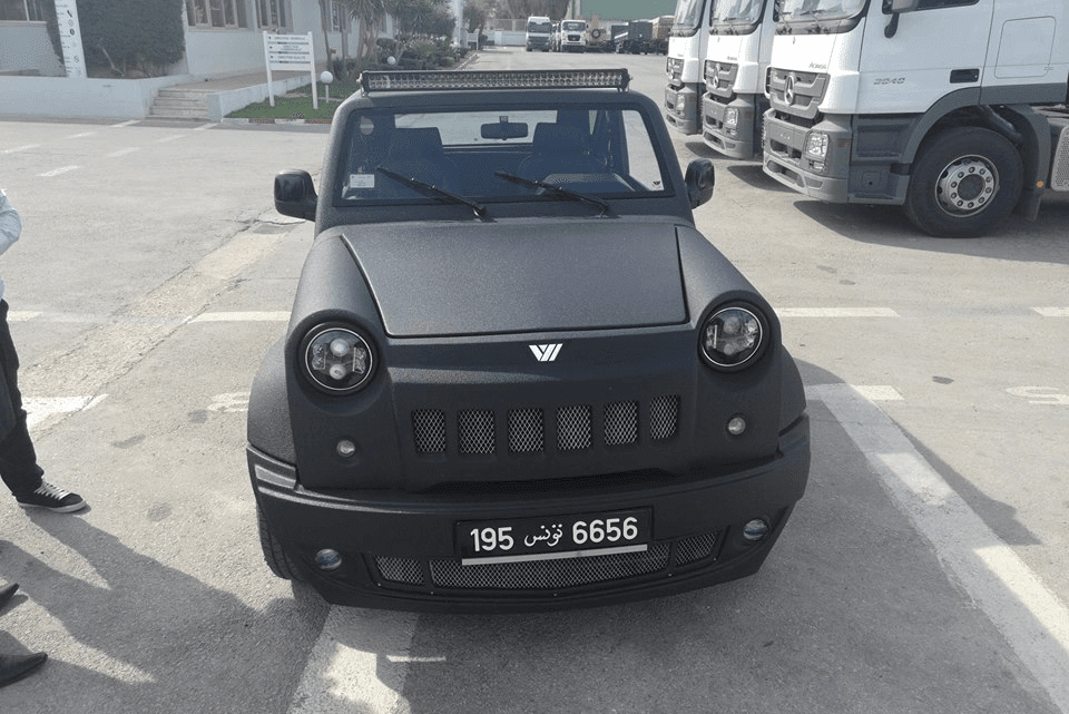 أخيرا وصول أوّل نسخة من سيّارات شركة Wallys التّونسيّة و إليكم