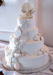 cakes beach themed seashells cake theme seashell starfish christmas tree birthday shells usa sea oh trees stands reefs mermaid happy