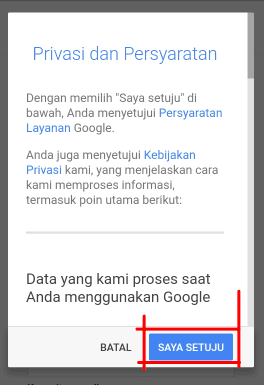menyetujui persyaratan menyetujui persyaratan