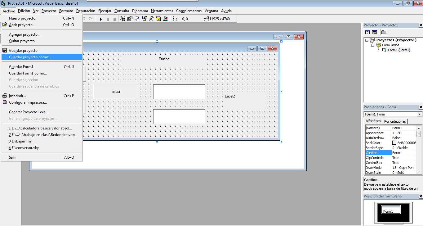 Sentencia de Control Visual Basic: Fundamento De Visual Basic
